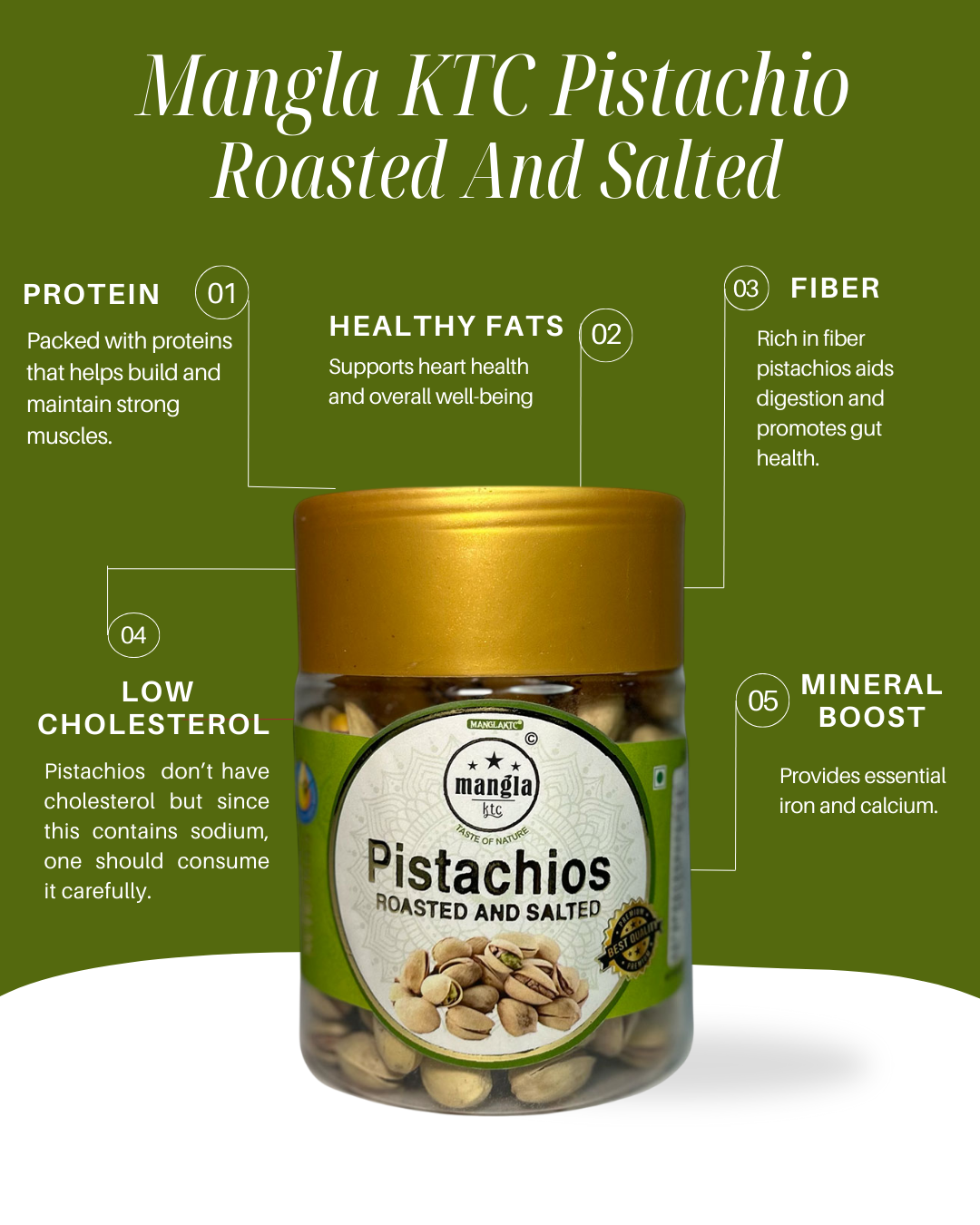 Pistachio Roasted And Salted